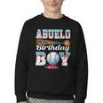 Baseball Ice Cream Drip Abuelo Of The Birthday Boy Youth Crewneck Sweatshirt Baseball Ice Cream Drip Abuelo Of The Birthday Boy Youth Crewneck Sweatshirt