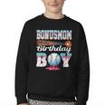 Baseball Ice Cream Drip Bonus Mom Of The Birthday Boy Youth Crewneck Sweatshirt Baseball Ice Cream Drip Bonus Mom Of The Birthday Boy Youth Crewneck Sweatshirt