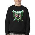 Baseball Ice Cream Drip Number 67 Six Seven Meme Christmas Youth Crewneck Sweatshirt Baseball Ice Cream Drip Number 67 Six Seven Meme Christmas Youth Crewneck Sweatshirt
