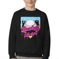 Baseball Life Lifestyle Home Plate Ice Cream Drip Men Boys Youth Crewneck Sweatshirt