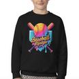 Baseball Lifestyle Drip Icecream Youth Crewneck Sweatshirt Baseball Lifestyle Drip Icecream Youth Crewneck Sweatshirt