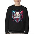 Baseball Lifestyle Shirt Youth Baseball Drip Icecream Boys Youth Crewneck Sweatshirt