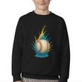 Baseball Splash Team Player For Kids Men Women Youth Crewneck Sweatshirt Baseball Splash Team Player For Kids Men Women Youth Crewneck Sweatshirt