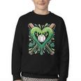 Baseball St Patricks Day Boys Girls Men Women Shamrock Green Youth Crewneck Sweatshirt Baseball St Patricks Day Boys Girls Men Women Shamrock Green Youth Crewneck Sweatshirt
