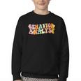 Behavior Analyst Fun Back To School Appreciation Youth Crewneck Sweatshirt