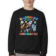 Blasting Off Into Kindergarten Back To School Boys Kid Youth Crewneck Sweatshirt Blasting Off Into Kindergarten Back To School Boys Kid Youth Crewneck Sweatshirt