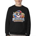Bleacher Creature Baseball Fan Supporter Game Day Ball Youth Crewneck Sweatshirt
