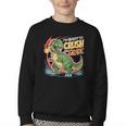 Boy Kid Ready To Crush 2nd Grade Dinosaur Back To School Youth Crewneck Sweatshirt Boy Kid Ready To Crush 2nd Grade Dinosaur Back To School Youth Crewneck Sweatshirt
