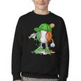 Boys St Patricks Day Irish Flag Kids Baseball Ice Cream Drip Youth Crewneck Sweatshirt Boys St Patricks Day Irish Flag Kids Baseball Ice Cream Drip Youth Crewneck Sweatshirt
