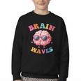 Brain Waves Last Day Of School Back To School Youth Crewneck Sweatshirt Brain Waves Last Day Of School Back To School Youth Crewneck Sweatshirt