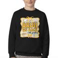 Bruh We Back 9th Graders Ninth Grade Back To School Gril Bow Youth Crewneck Sweatshirt Bruh We Back 9th Graders Ninth Grade Back To School Gril Bow Youth Crewneck Sweatshirt