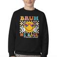 Bruh We Back Middle School Retro Back To School Boys Girls Youth Crewneck Sweatshirt Bruh We Back Middle School Retro Back To School Boys Girls Youth Crewneck Sweatshirt