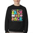 Bruh We Back Paraprofessional Back To School Youth Crewneck Sweatshirt