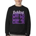 Bulldogs Cheer Back To School Cheerleading Spirit P Youth Crewneck Sweatshirt Bulldogs Cheer Back To School Cheerleading Spirit P Youth Crewneck Sweatshirt