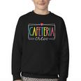 Cafeteria Crew Lunch Ladies Rock Women Back To School Youth Crewneck Sweatshirt