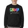 Camp Director Counselor Camper Camping Back To School Youth Crewneck Sweatshirt Camp Director Counselor Camper Camping Back To School Youth Crewneck Sweatshirt