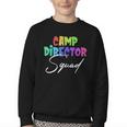 Camp Director Squad Counselor Camper Camping Back To School Youth Crewneck Sweatshirt Camp Director Squad Counselor Camper Camping Back To School Youth Crewneck Sweatshirt