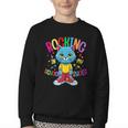 Cat Rocking I n My School Shoes Back To School Student Youth Crewneck Sweatshirt Cat Rocking I n My School Shoes Back To School Student Youth Crewneck Sweatshirt