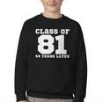 Class Of 1981 44 Years Later Reunions SQUAD Back To School Youth Crewneck Sweatshirt