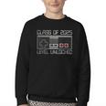 Class Of 2025 Level Unlocked Back To School Gamer Tee Youth Crewneck Sweatshirt Class Of 2025 Level Unlocked Back To School Gamer Tee Youth Crewneck Sweatshirt