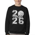 Class Of 2026 Volleyball Senior 2026 Back To School Youth Crewneck Sweatshirt Class Of 2026 Volleyball Senior 2026 Back To School Youth Crewneck Sweatshirt