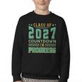 Class Of 2027 Countdown In Progress Fun Back To School Retro Youth Crewneck Sweatshirt Class Of 2027 Countdown In Progress Fun Back To School Retro Youth Crewneck Sweatshirt