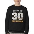 Class Of 2030 Freshman High School Back To School 9th Grade Youth Crewneck Sweatshirt Class Of 2030 Freshman High School Back To School 9th Grade Youth Crewneck Sweatshirt