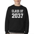 Class Of 2037 Grow With Me Back To School Kindergarten 2037 Youth Crewneck Sweatshirt