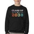 Class Of 2038 Grow With Me First Day School Back To School Youth Crewneck Sweatshirt Class Of 2038 Grow With Me First Day School Back To School Youth Crewneck Sweatshirt