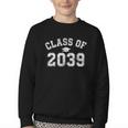 Class Of 2039 Grow Witih Me School Back To School First Day Youth Crewneck Sweatshirt Class Of 2039 Grow Witih Me School Back To School First Day Youth Crewneck Sweatshirt