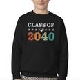 Class Of 2040 Grow With Me First Day School Back To School Youth Crewneck Sweatshirt Class Of 2040 Grow With Me First Day School Back To School Youth Crewneck Sweatshirt