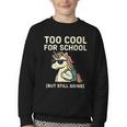 Too Cool For School Unicorn Back To School Humor Youth Crewneck Sweatshirt Too Cool For School Unicorn Back To School Humor Youth Crewneck Sweatshirt