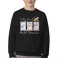 Coquette Back To School Silly Paras Build Character Youth Crewneck Sweatshirt Coquette Back To School Silly Paras Build Character Youth Crewneck Sweatshirt