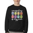 Counseling Is My Jam School Counselor Back To School Youth Crewneck Sweatshirt Counseling Is My Jam School Counselor Back To School Youth Crewneck Sweatshirt