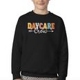 Daycare Crew Back To School Childcare Provider Youth Crewneck Sweatshirt