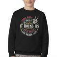 Some Days We Rock It 2nd Grade Life Back To School Youth Crewneck Sweatshirt