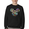 Disney Mickey And Friends Back To School Supplies Logo Fill Youth Crewneck Sweatshirt Disney Mickey And Friends Back To School Supplies Logo Fill Youth Crewneck Sweatshirt