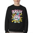 Drip Baseball Boy Youth Kid Ice Cream Dripping Baseball Bruh Youth Crewneck Sweatshirt Drip Baseball Boy Youth Kid Ice Cream Dripping Baseball Bruh Youth Crewneck Sweatshirt