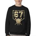 Dripping Camo 67 Baseball Ice Cream Drip 6-7 Six Seven Boy Youth Crewneck Sweatshirt