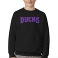 Ducks Back To School Spirit P Youth Crewneck Sweatshirt Ducks Back To School Spirit P Youth Crewneck Sweatshirt