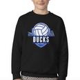 Ducks Volleyball Back To School Spirit B Youth Crewneck Sweatshirt Ducks Volleyball Back To School Spirit B Youth Crewneck Sweatshirt
