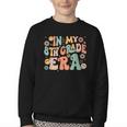 In My Eighth Grade Era Retro 8th Grade Back To School Youth Crewneck Sweatshirt