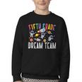 Fifth Grade Dream Team Astronaut 5th Grade Back To School Youth Crewneck Sweatshirt Fifth Grade Dream Team Astronaut 5th Grade Back To School Youth Crewneck Sweatshirt