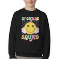 Fifth Grade Squad Smile Retro Back To School 5th Grade Youth Crewneck Sweatshirt Fifth Grade Squad Smile Retro Back To School 5th Grade Youth Crewneck Sweatshirt