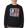 Fifth Grade Vibes 5th Grade Team Retro Back To School Youth Crewneck Sweatshirt Fifth Grade Vibes 5th Grade Team Retro Back To School Youth Crewneck Sweatshirt