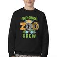 Fifth Grade Zoo Crew Wild Animal Safari Back To School Youth Crewneck Sweatshirt Fifth Grade Zoo Crew Wild Animal Safari Back To School Youth Crewneck Sweatshirt