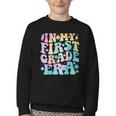 In My First Grade Era Girl Tie Dye 1st Grade Back To School Youth Crewneck Sweatshirt