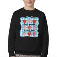 First Grade Is My Jam Strawberry 1st Grade Back To School Youth Crewneck Sweatshirt