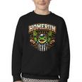 Football Referee Touchdown Baseball Homerun Frog Youth Crewneck Sweatshirt Football Referee Touchdown Baseball Homerun Frog Youth Crewneck Sweatshirt