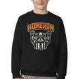 Football Referee Touchdown Baseball Homerun Raccoon Youth Crewneck Sweatshirt Football Referee Touchdown Baseball Homerun Raccoon Youth Crewneck Sweatshirt